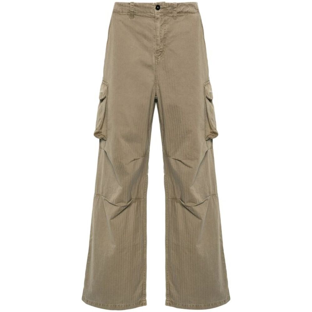 Our Legacy Green Trousers - Wide-Leg Trousers Men